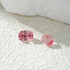 ខ្នើយវែងកាត់ពណ៌ផ្កាឈូក Padparadscha Color Lab Grown Gemstones