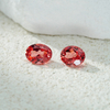 Oval Cut Pink Padparadscha Color Loose Lab Grown Gemstones