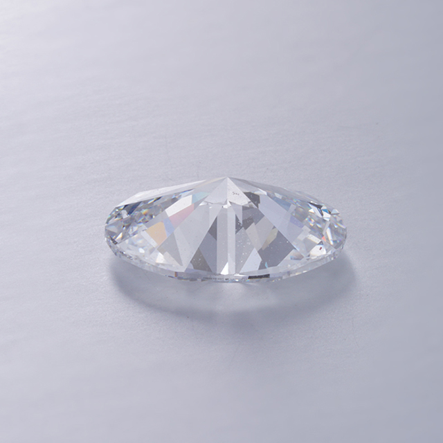 Oval Cut 0.5ct 1.0ct VVS HPHT Lab ដាំពេជ្រជាមួយ IGI