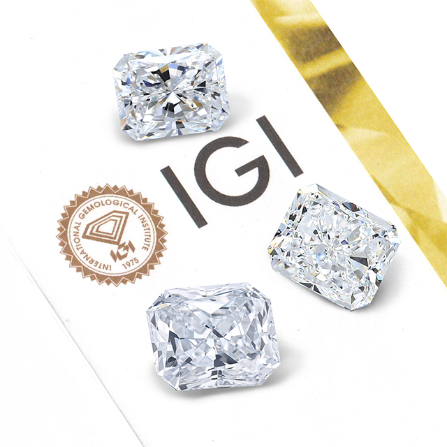 វិញ្ញាបនបត្រ IGI Radiant Cut D VS HPHT CVD Lab Grown Diamond