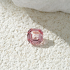 Asscher Cut Pink Padparadscha Color Lab Grown Gemstones