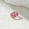 ខ្នើយវែងកាត់ពណ៌ផ្កាឈូក Padparadscha Color Lab Grown Gemstones