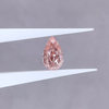 Vivid Pink Pear Cut VVS Lab Grown Diamond ជាមួយ IGI